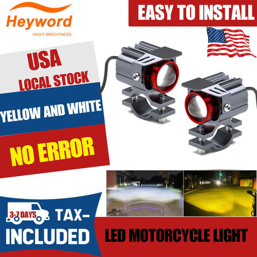 The Dual Beam | H4 Motorcycle LED Bulb with Twin Lenses