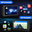 ESSGOO Car Stereo Radio Wireless CarPlay Android Auto 2 DIN 7" Car Stereo HD FM-Radio GPS Touch Screen Head Unit 4+64G DAB+ AHD