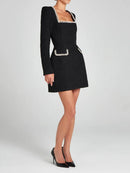 The 'Equinox' Backless Mini Dress