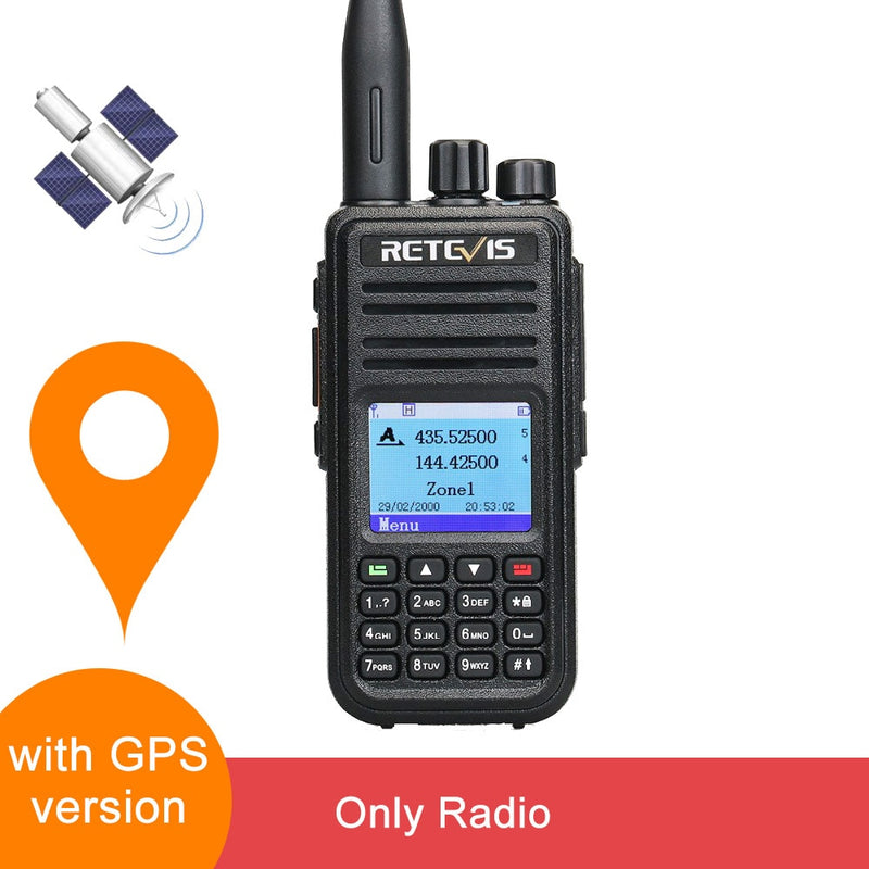 Retevis RT3S DMR Digital Walkie Talkie Ham Radio Stations Walkie-talkies Professional Amateur Two-Way Radio VHF UHF GPS APRS 5W