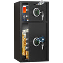 6.0 Cub Safe Box, Heavy Duty Large Safe with Dual Alarm System, Home Safe with Deposit Slot and Backlit Keyboard
