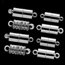 2 Sets Locking Strong Magnetic Clasps Magnet End Clasp Connectors For Jewelry Making DIY Bracelet Necklace Extender Accessories