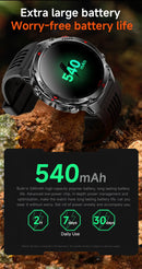 The Trail Sentinel | 2026 Outdoor Smart Watch — HD AMOLED, 10ATM Waterproof, 100+ Sports Modes