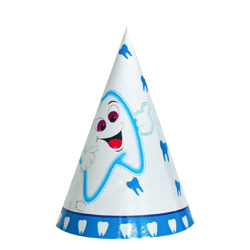 My First Tooth Blue Theme Party Disposable Tableware Stes Boy Girl First Tooth Birthday Party Decor Cups Plates  Napkins Banners