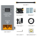 LASER TREE 5W 10W 20W 30W with Air Assist Laser Head 450nm TTL Blue Light Module for CNC Engraving and Cutting Woodworking Tools