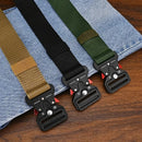 1pc Men's Belt Outdoor Multi Function Belt High Quality Canvas For Nylon Male Luxury Belts Women's Sport Jeans Belt Neutral Belt