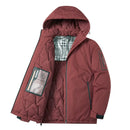 Dicke Winterjacke Herren Warme Mütze Abnehmbare Jacke Winter Puffer Herren Winterjacken Winddichte Mäntel Lässig 2024 Neuheiten