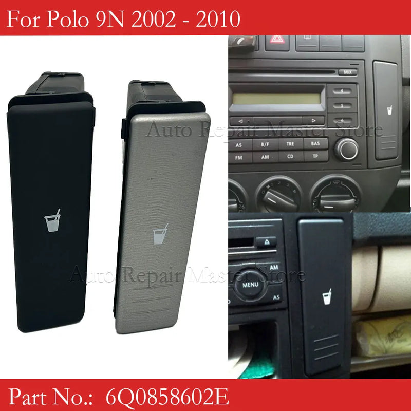 Car Center Console Cup Holder 6Q0858602E 6Q0 858 602 For Polo 9N 2002 2003 2004 2005 2006 2007 2008 2009 2010
