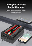 EAFC Jump Starter Power Bank 12V Booster for Car Start 600A Quick Charger Auto Starting Device Powerbank Device Petrol Diesel
