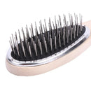 Professional Brush For Wig Anti Static Steel Comb for Tangle Hair Extensions Training \;[-