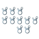 Zeltleinen-Spanner 3-Loch Outdoor Camping Zelt Windseil-Spanner Aluminiumlegierung Spanner Zeltleine Seil-Befestiger Spannhaken