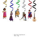 Coco Theme Paper Cup Bag Plate Tablecloth Straw Blowout Balloon Banner Cake Topper Card Show Party Decoration Supply Favor Gift