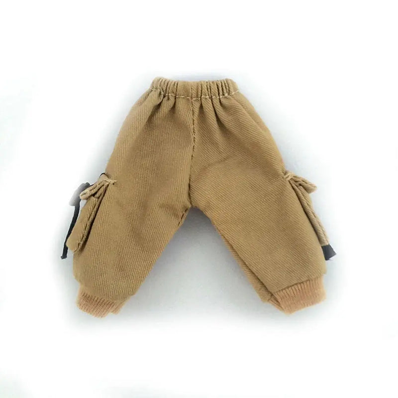 Obitsu11 Clothes Tooling Style Cotton Pants High Quality Casual Pocket Trousers For Ob11 Dolls Accessories Kids Toys