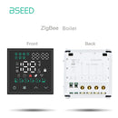 BSEED Zigbee Electric Floor Heating Thermostat LED Sensor Water Gas Boiler Smart Temperature Controller Without Frame Tuya Alexa