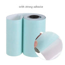 58mm Mini-Drucker Thermofotopapier Etikett Farbsticker selbstklebend für Fotodrucker 58mm weißes Thermopapier für Mini-Drucker