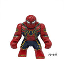 Marvel Action Figure Mini Block Adult Super Hero Series Iron Man Spider Man Assembled Block Children's Puzzle Toy Gift
