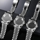 Dog tooth Style 36mm 40mm NH34 NH35 NH36 NH38 ETA2824 PT5000 Watch Case Waterproof Sapphire Crysta