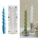 Spiral Pillar Candle Molds Easy Demoulding DIY Candle Mould Is Used To Make High Light Boutique Candle Mould for  Home Decor