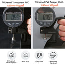 Waterproof PVC Tarpaulin Thick 0.55mm Outdoor Tarp Weatherproof Rain Cover for Gardens Patios Porch Garage Farm Plant Cover