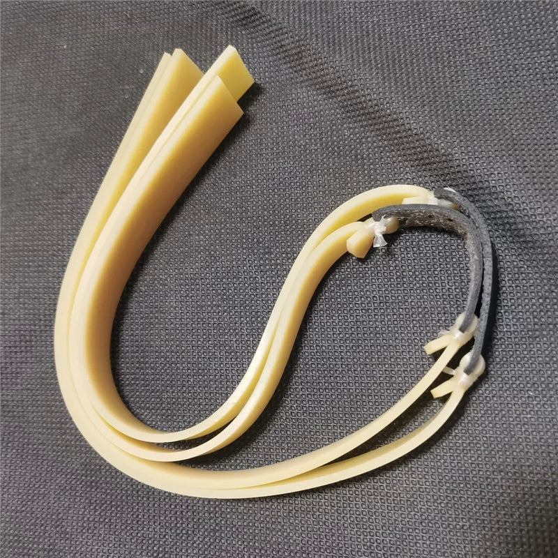 Rubber Band Outdoor Hunting Slingshot Accessories 3pcs 1.5mm 2mm Wide Thick Rubber Band High Quality Latex High Elasticity Plain