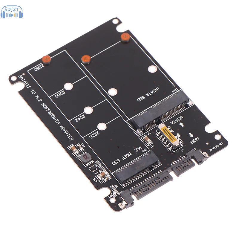 SATA 60Gbps To M2 NGFF SATA SSD MSATA SSD Adapter MSATA To SATA M.2 NGFF To SATA Hard Disk Adapter Board