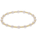Vlen Stackable Pearl Bracelet for Women Trendy Summer Jewelry Gold Color Ball Beads Strand Pulseras Accessories