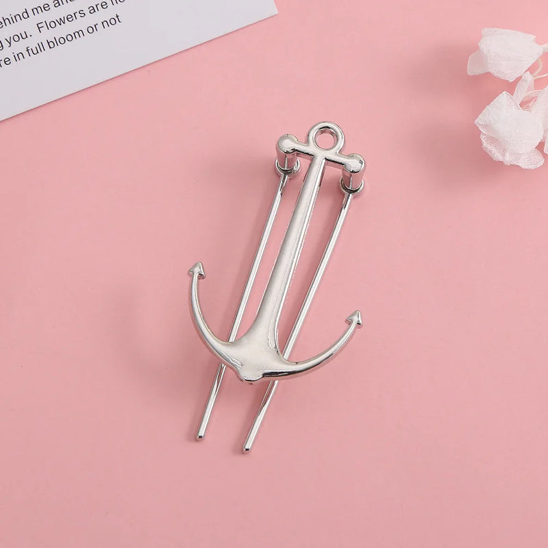 1 Pcs Bookmarks Creative Anchor Bookmark Metal Page Holder for Reading Students Teachers Graduation Gifts School Office Supplies