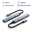 USB Type C HUB USB3.0 to USB A OTG Adapter 5Gbps Multi USB 3.0 2.0 Splitter with 100W PD Charging Dock for Macbook Pro PC Laptop