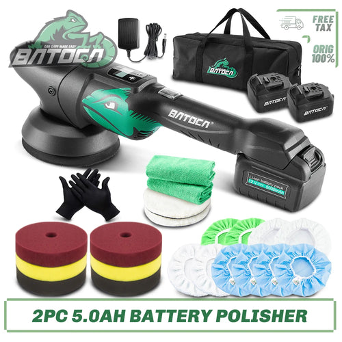 The Gloss Line | Cordless Dual-Action Car Polisher Kit