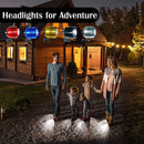 1Pcs NEW Waterproof Shoe Light Outdoor Camping Charms Adult Kids Shoe Decoration Headlights for Accessories
