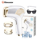 3in1 Cooling Laser Hair Removal for Women Rejuvenation Acne Remove 3 Lamp Caps At-home Bikini Trimmer for Men IPL Epilator