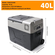The Tundra | 20L-55L Portable Compressor Car Fridge (12V/24V DC + AC)