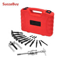 SucceBuy Blind Hole Bearing Puller Set 16-in-1 Inner Bearing Race&Seal Extractor Kit, Slide Hammer Pilot Insert Inner Internal