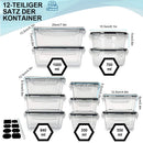 The Fresh Keep | 12-Piece Sealed Refrigerator Storage Box Set