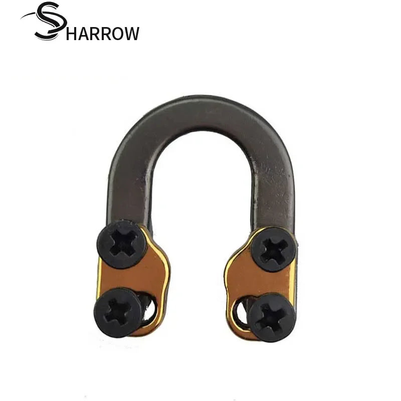 Metal Loop Metal D Ring Buckle Rope Imports Aerospace Aluminum U Compound Archery Bow and Arrow Shooting Parts