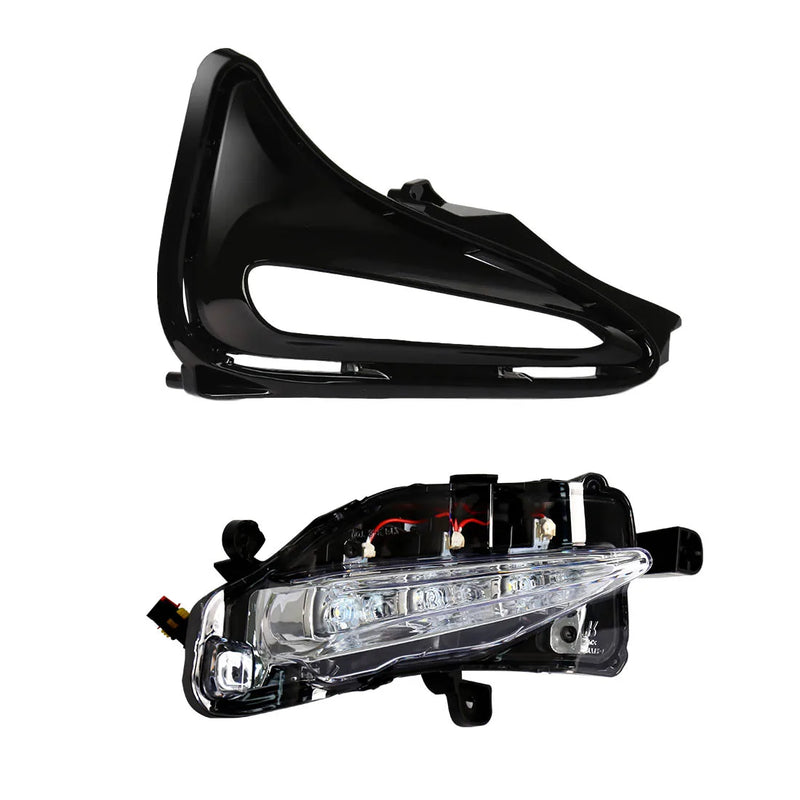 LED DRL Fog Lamp For Toyota Corolla LE/XLE 2017 2018 2019 Daytime Running Lights Bumper Driving Ry Wires Switch Wateproof