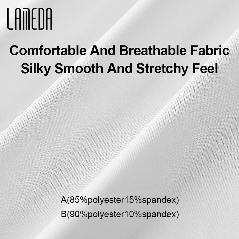 LAMEDA Men's Cycling Jersey Moisture Wicking Short Sleeve Full Zipper Bike Road Biking Shirts for Men MTB Jersey with 3 Pockets