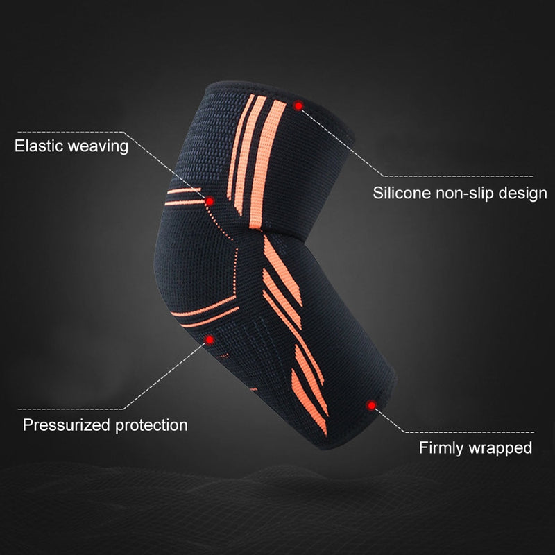 1 Pcs Fitness Elbow Brace Compression Support Sleeve for Tendonitis, Tennis Elbow, Golf Elbow Treatment, Reduce Joint Pain