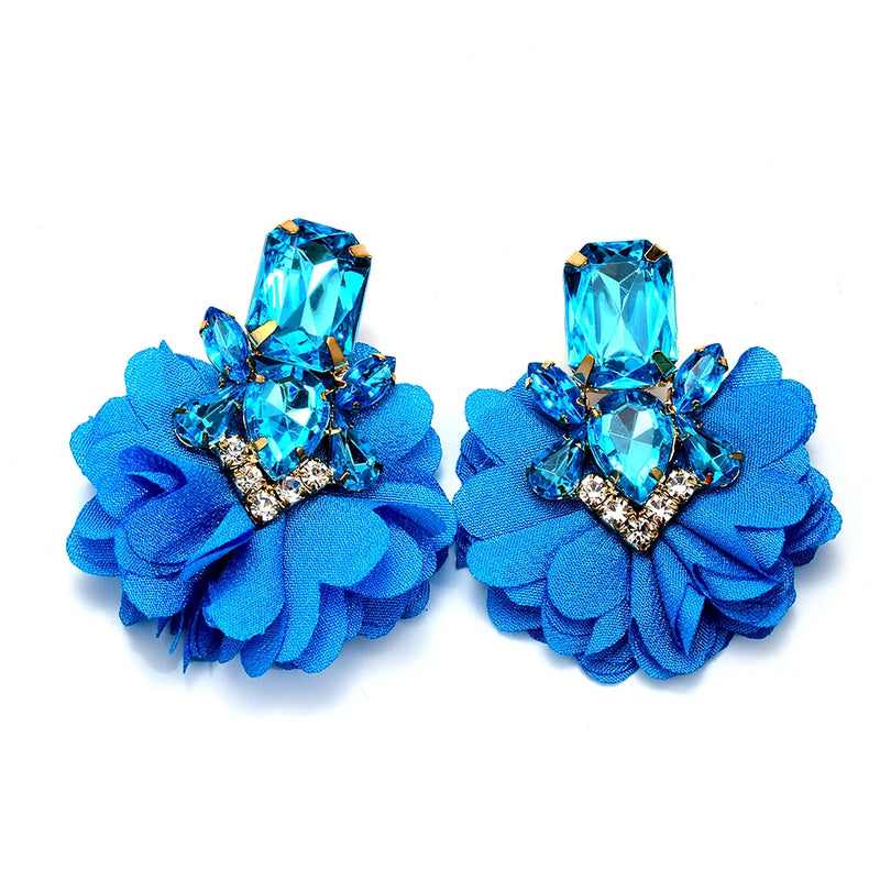 Ethnic Elegant Earrings For Women Crystal Lace Handmade Lovely Earrings Vintage Boho Statement Earrings Wholesale