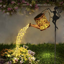Solar Watering Can Lights Outdoor Garden Fairy Light Waterproof Solar Hanging Kettle Lights for Patio Villa Path Decor Lawn Lamp