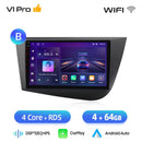 Junsun Android Wireless CarPlay Auto Car Radio For Seat Leon MK2 2005-2012 Car Intelligent Systems DSP SWC RDS GPS FM BT