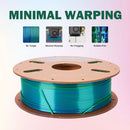 ERYONE Promotion New Dual Color Filament Matte Silk PLA For FDM 3D Printer Color Changing 1.75mm ±0.03 Fast delivery