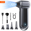 WOLFBOX MF100 Electric Air Duster Air Blower-150000RPM Super Power, Rechargeable 3-Gear Brushless Motor for Car/PC/Home/Outdoor