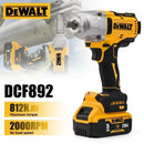 Dewalt DCF892 High Torque Brushless Impact Wrench Wireless Electric Tool 20V Battery Cordless Power for Home Improvement