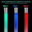 LED Temperature Sensitive Faucet Water Saving Kitchen Bathroom Sensor 7 Color Change Faucet Head Aerator Tap Nozzle Shower