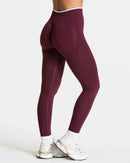 The Form Architect | Color-Block Seamless Knit Yoga Leggings