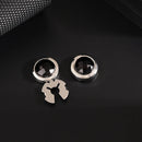 High End Crystal Round Cuffs Buttons Wedding Party Business Clothes Decoration Friend Men's Shirt Cufflinks Jewelry Gifts