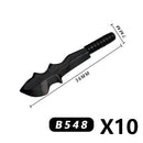 Medieval MOC Weapon Figure Accessories Building Blocks Soldiers Sword Shield Bow Arrow Trident Hammer Axe Spear Brick Kid Toy