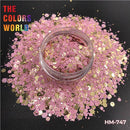 TCT-381 Mix Shape Chunky Glitter Nails Glitter Nail Art Decoration Confetti Style Body Art Tumbler  Accessories Party Supplier