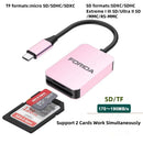 UHS-II USB C Card Reader SD 4.0 Card Reader SD TF Card Reader Micro SD Memory Card Reader for Laptop Phone Macbook PC Cardreader